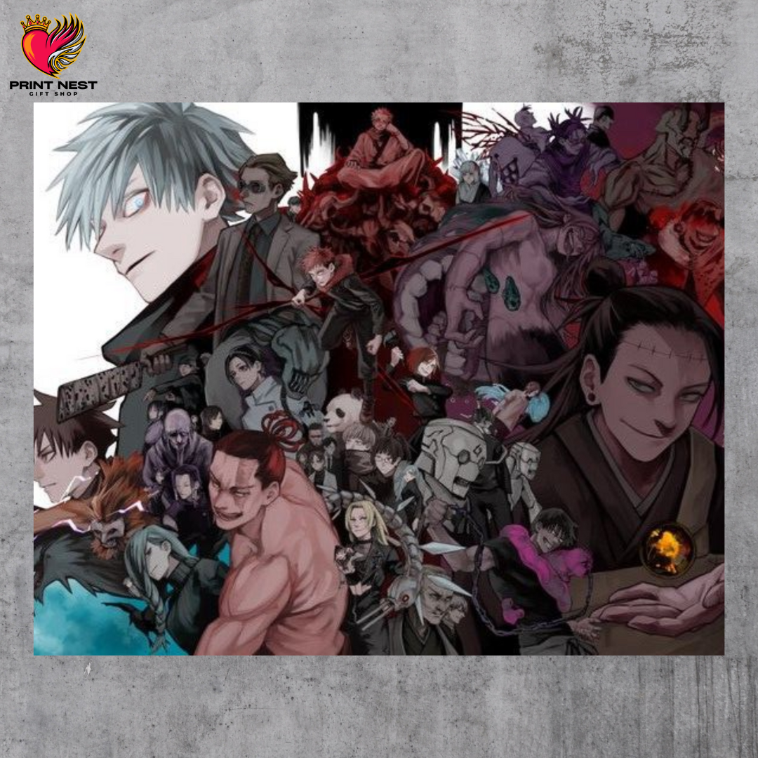 Set of 5 Jujutsu Kaisen Posters