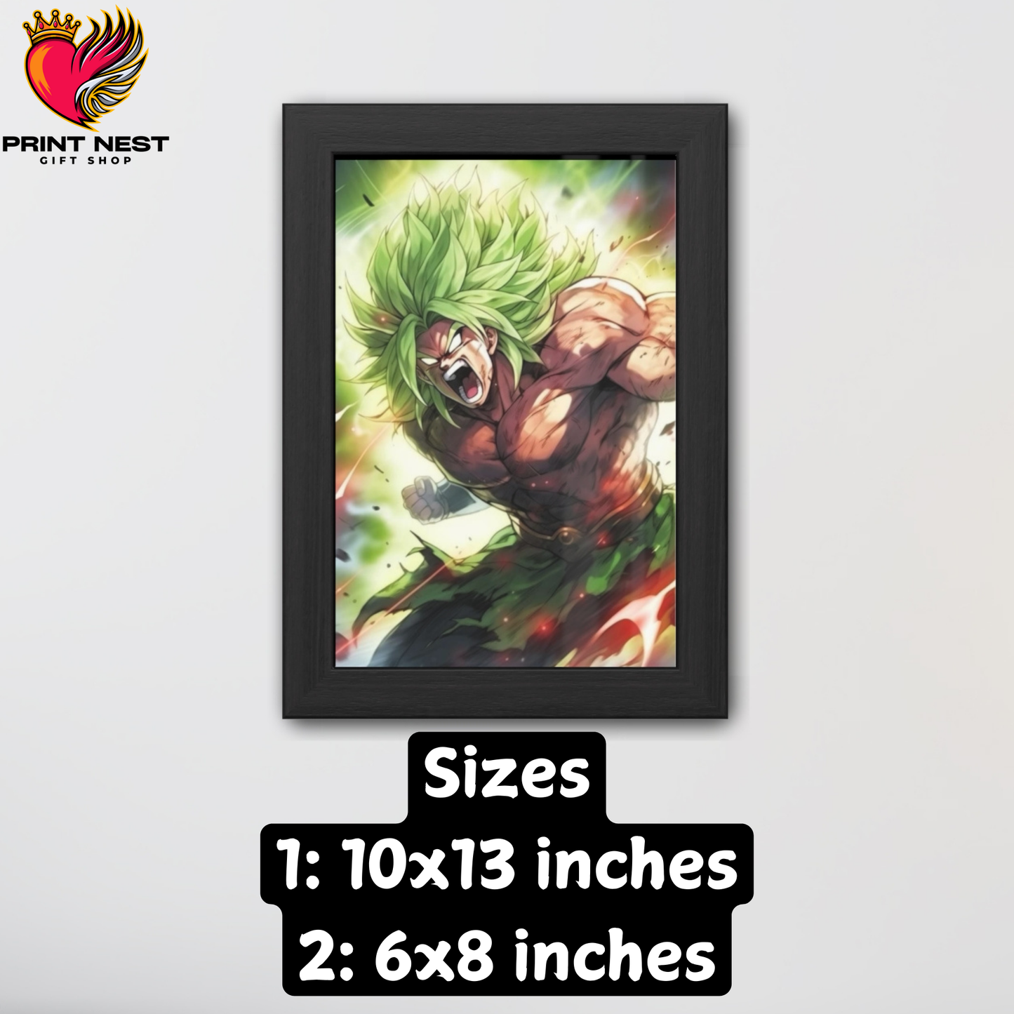Broly Legendary Super Saiyan Frames