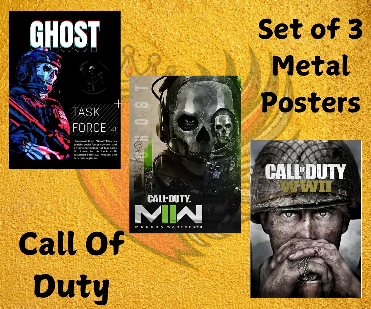 Call Of Duty Metal Poster