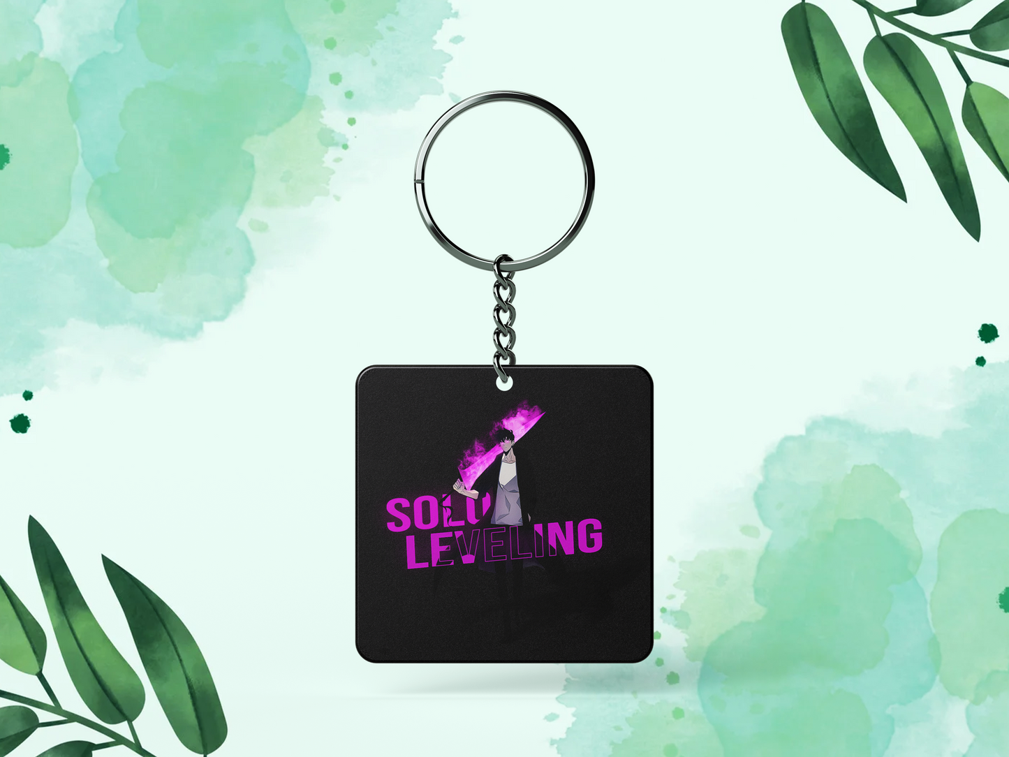 Solo Leveling Metalic Keychain
