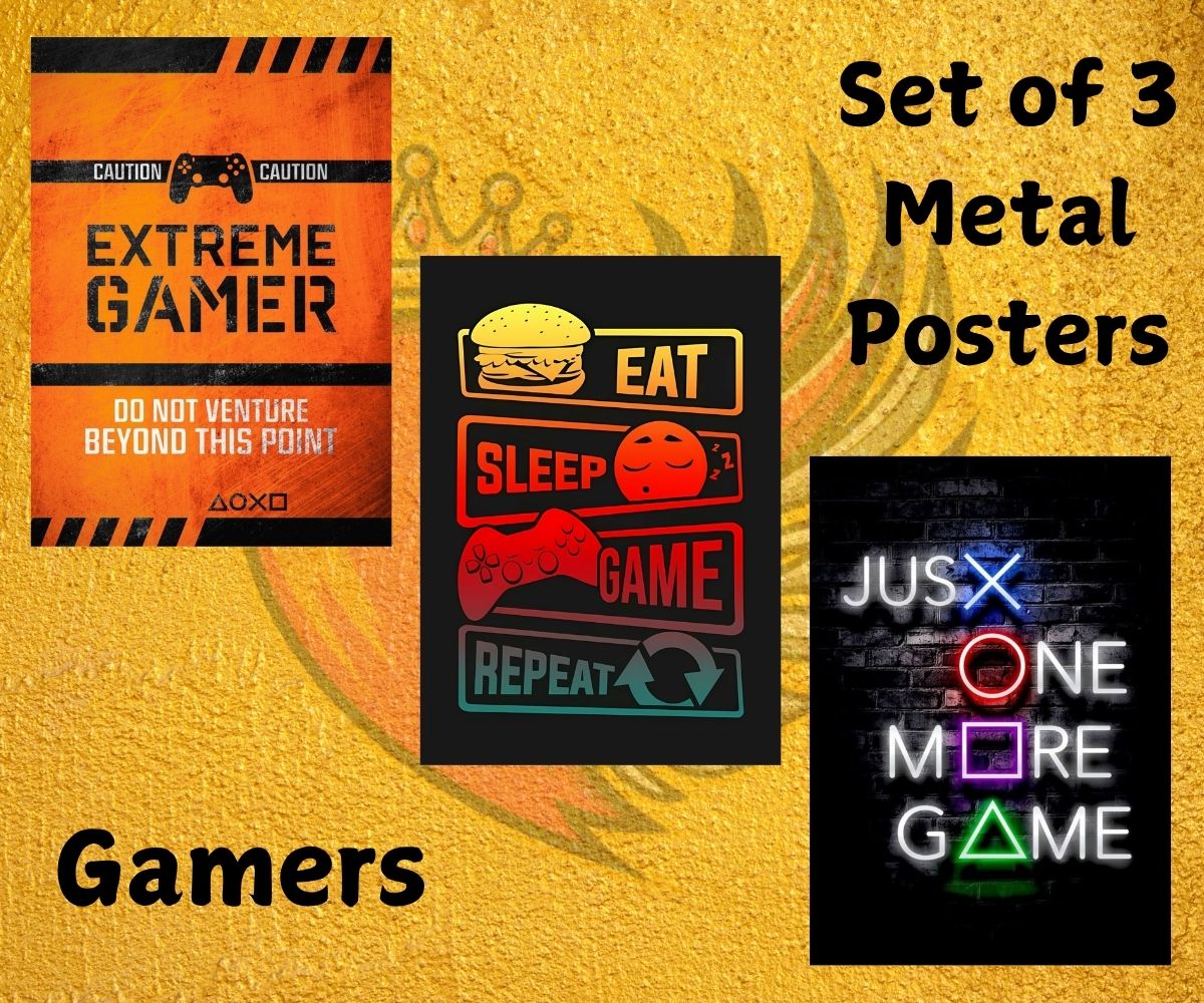 Gamers Metal Poster
