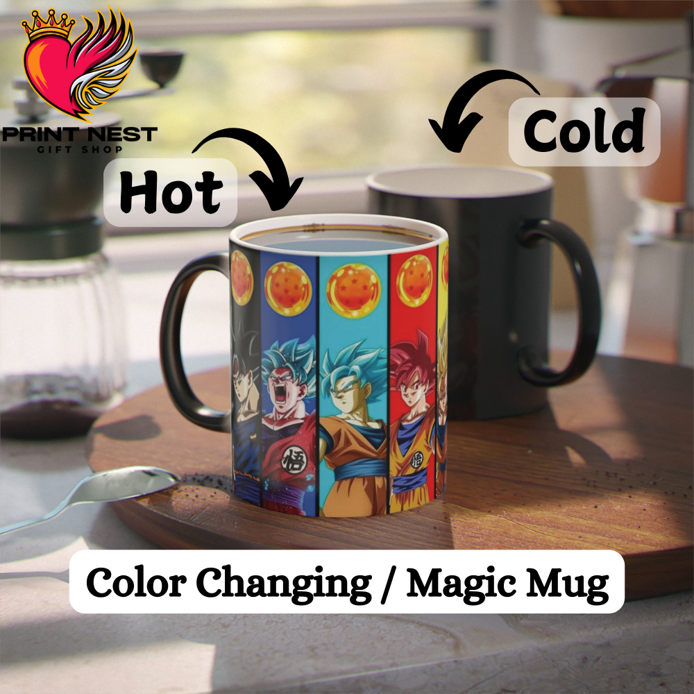 Goku Transformations Mug