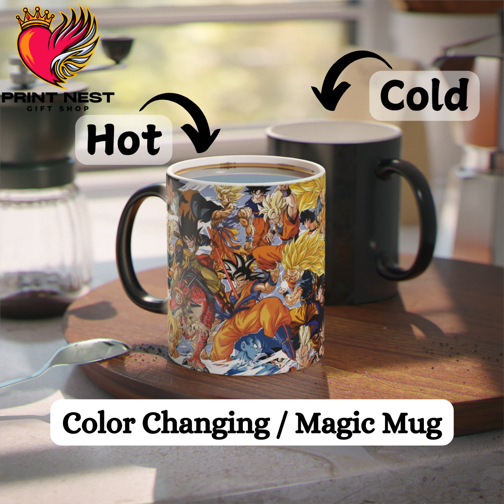 Goku's Transformation Mug 01