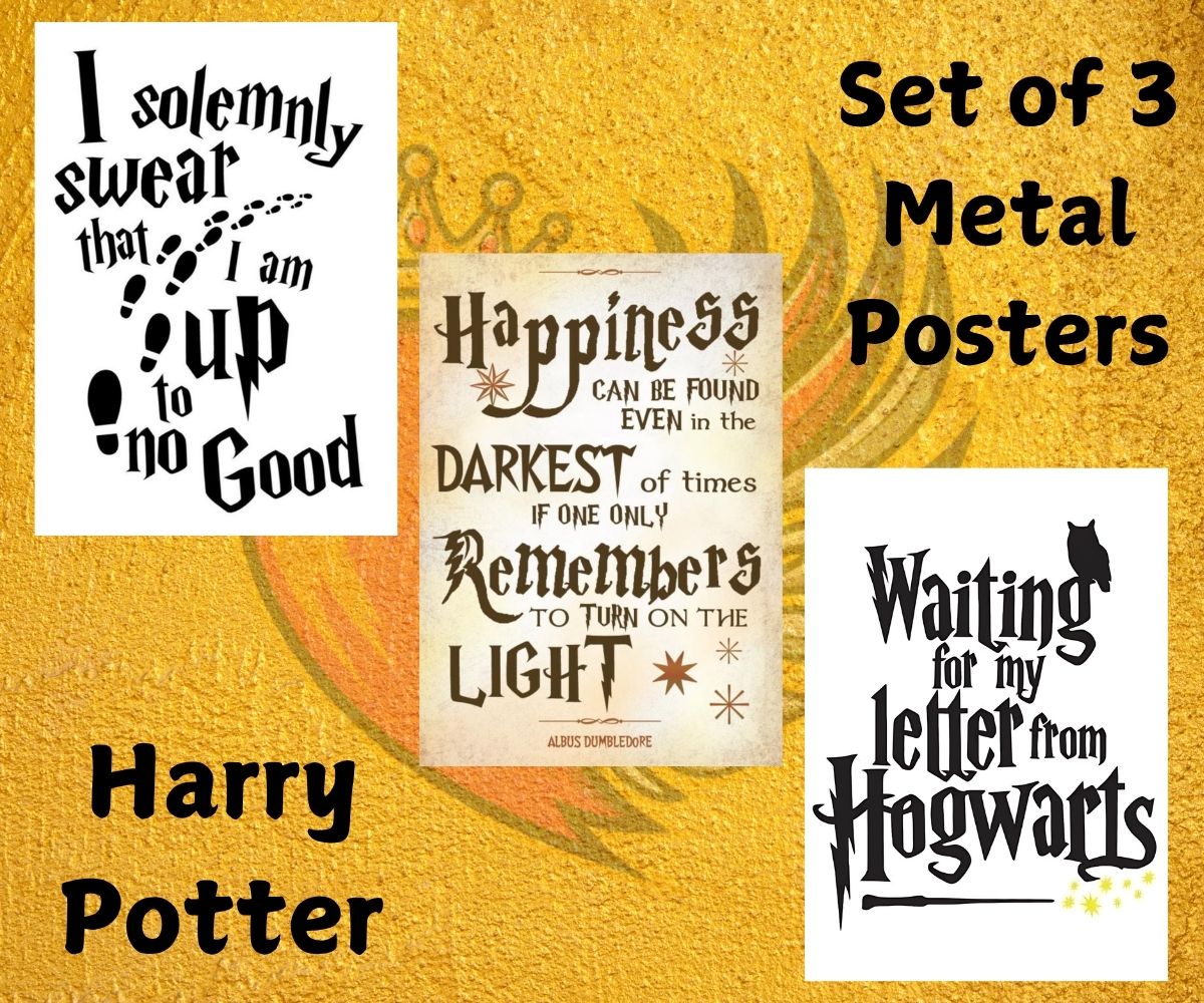 Harry Potter Metal Posters