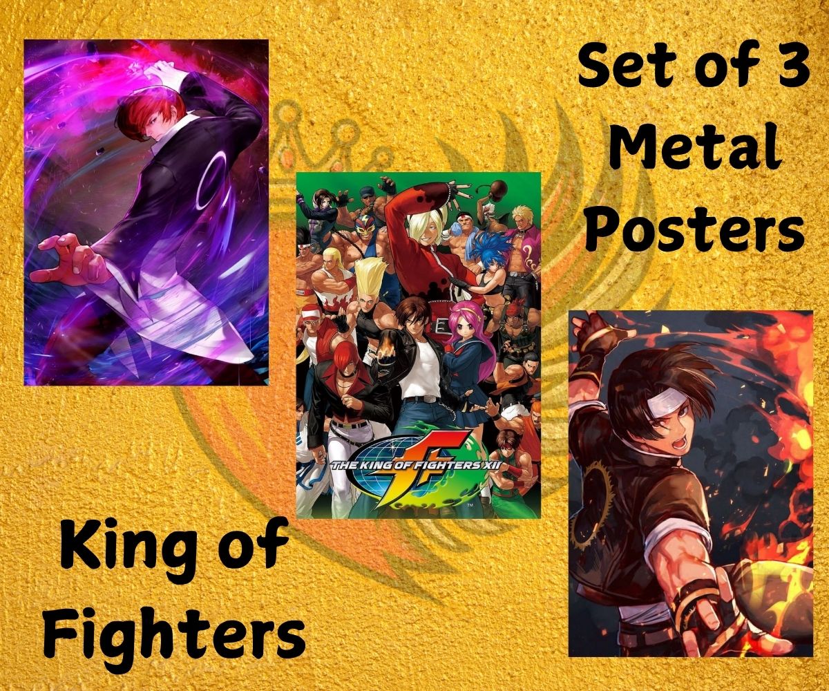 King of Fighters Metal Poster