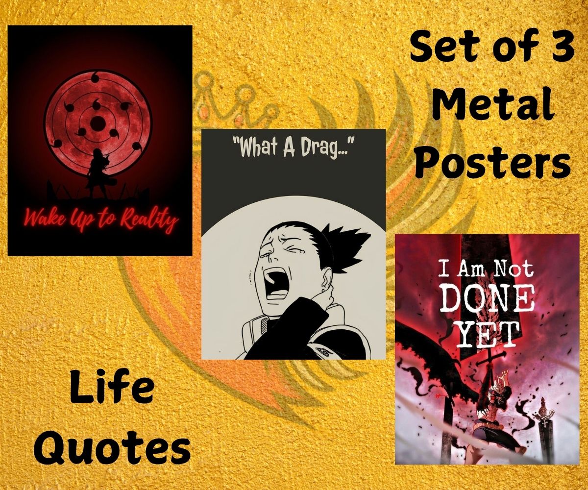 Life Quotes Metal Poster