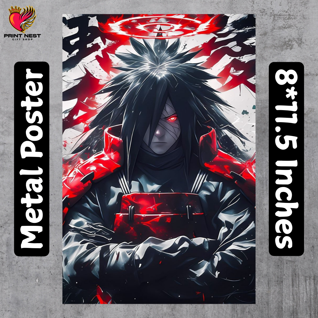 Madara Uchiha Metal Poster