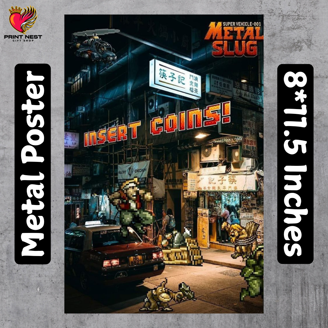 Metal Slug Metal Poster