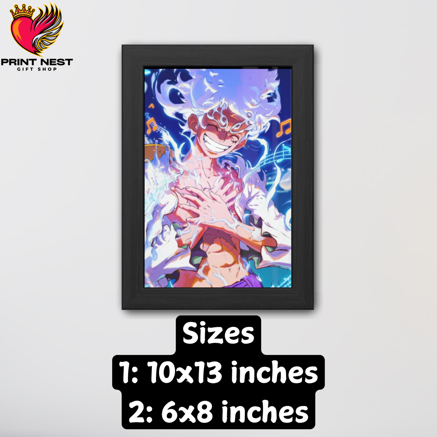 Monkey D Luffy Gear 5 Frames