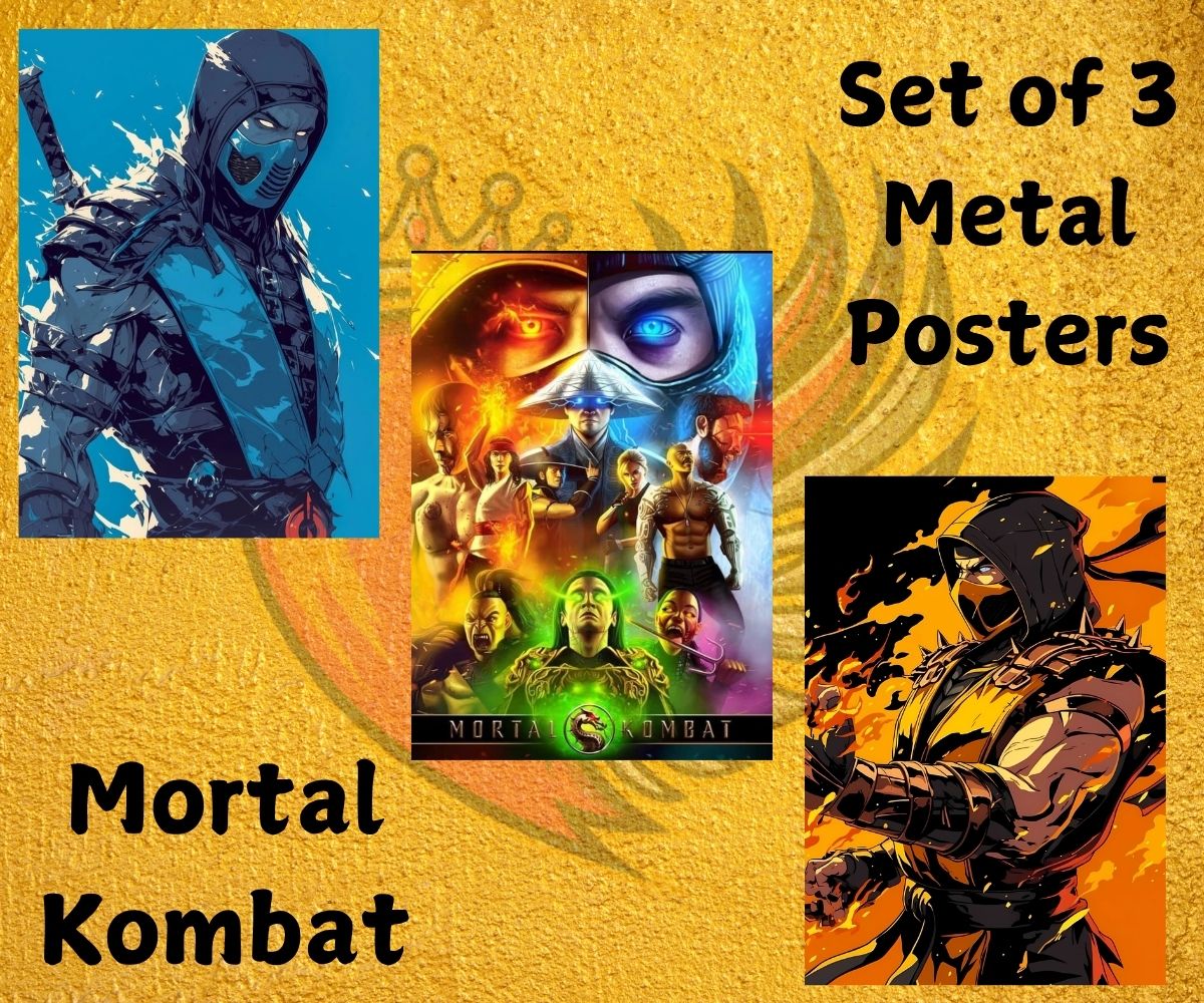 Mortal Kombat Metal Posters