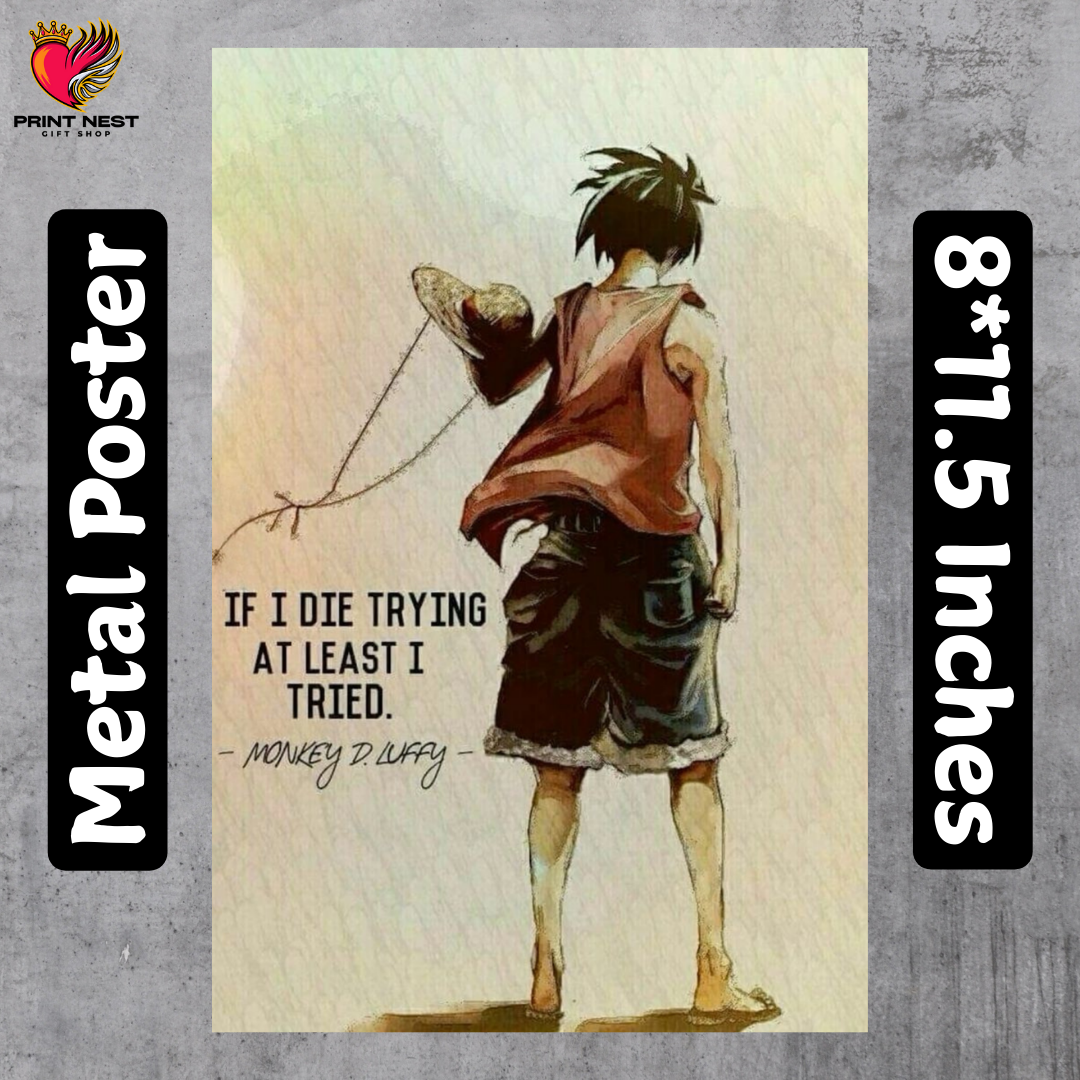 Motivational Quote 11 Metal Poster