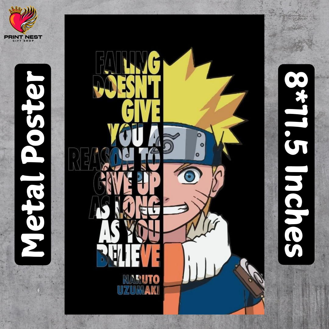 Motivational Quote 12 Metal Poster