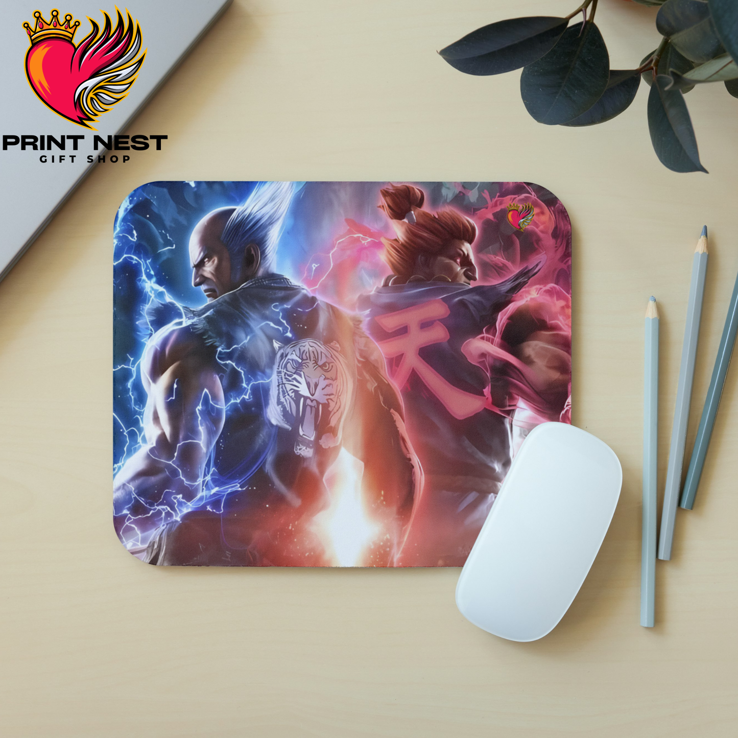 Akuma Vs. Heihachi Mousepad