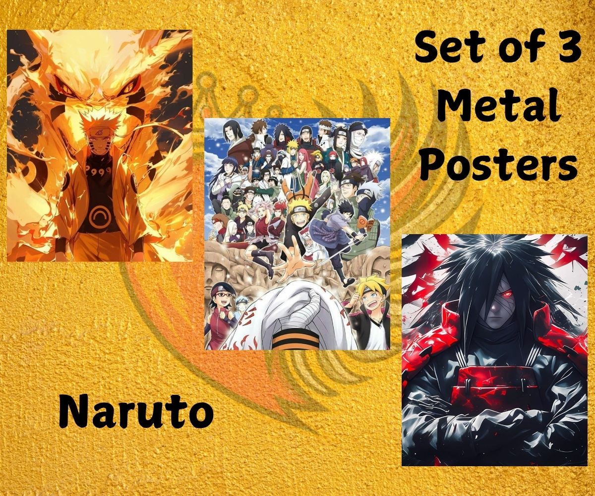 Naruto Metal Poster