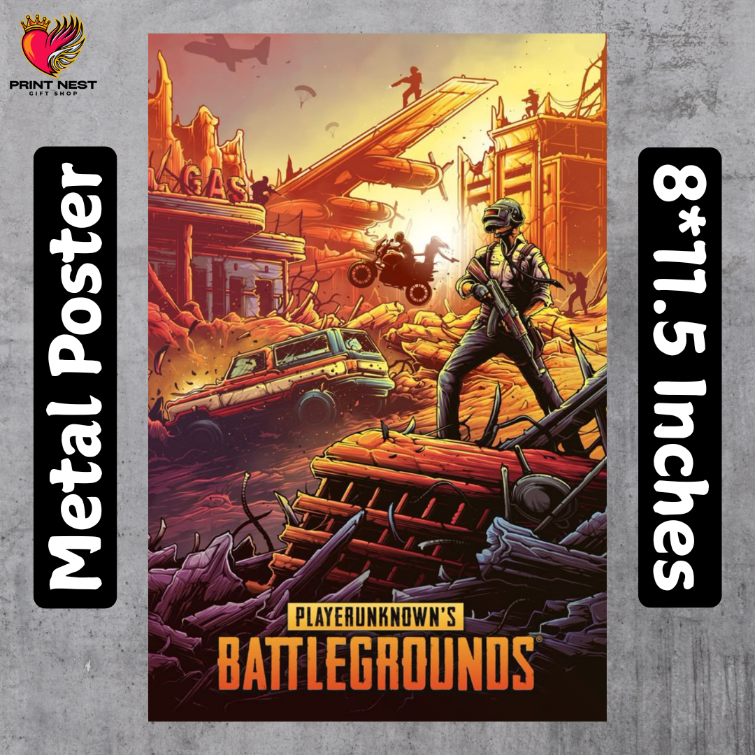 PUBG Metal Poster
