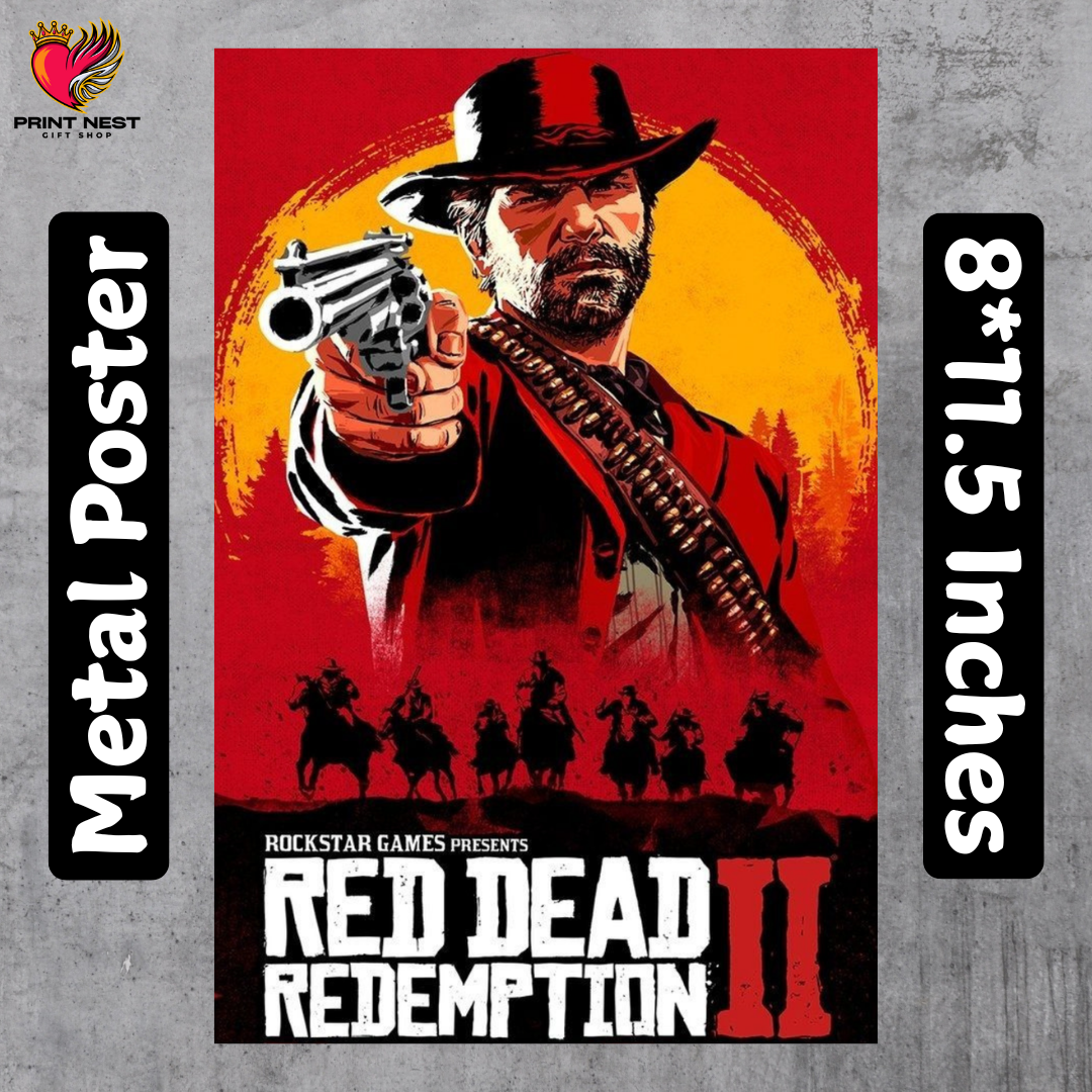 Red Dead Redemption 02 Metal Poster