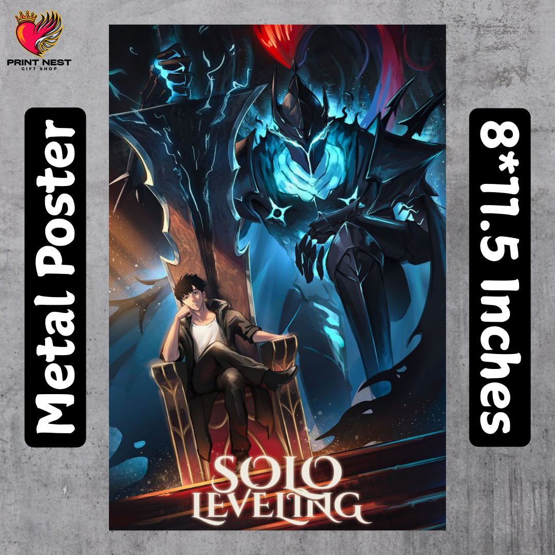 Solo Leveling Metal Poster