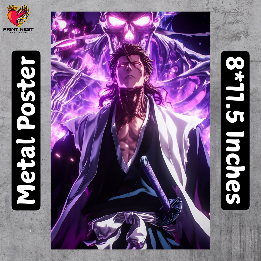 Sōsuke Aizen Metal Poster