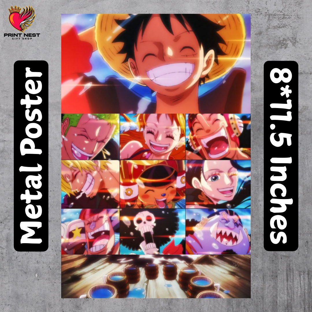 Straw Hat Pirates Metal Poster