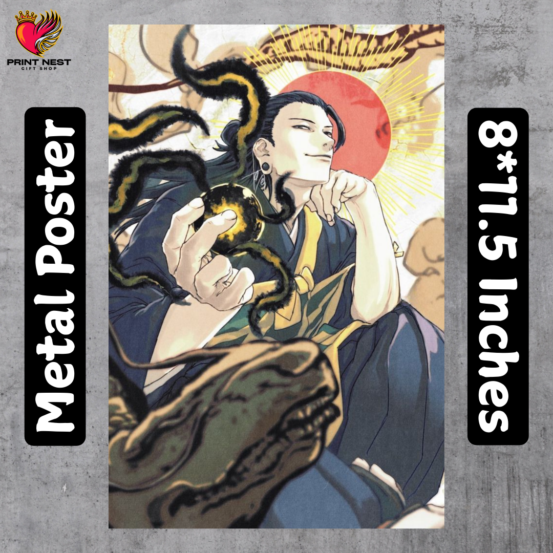 Suguru Geto Metal Poster