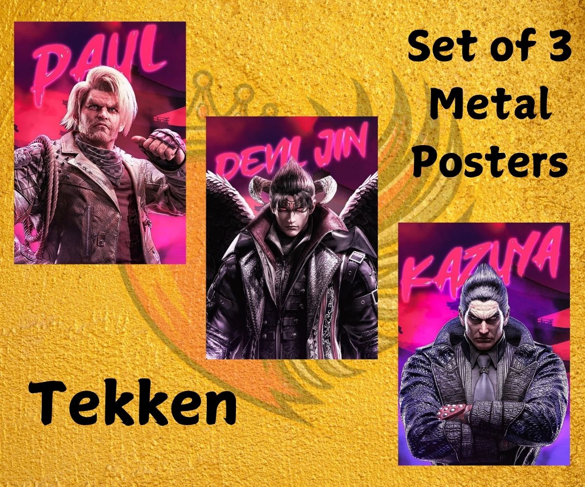 Tekken Metal Posters