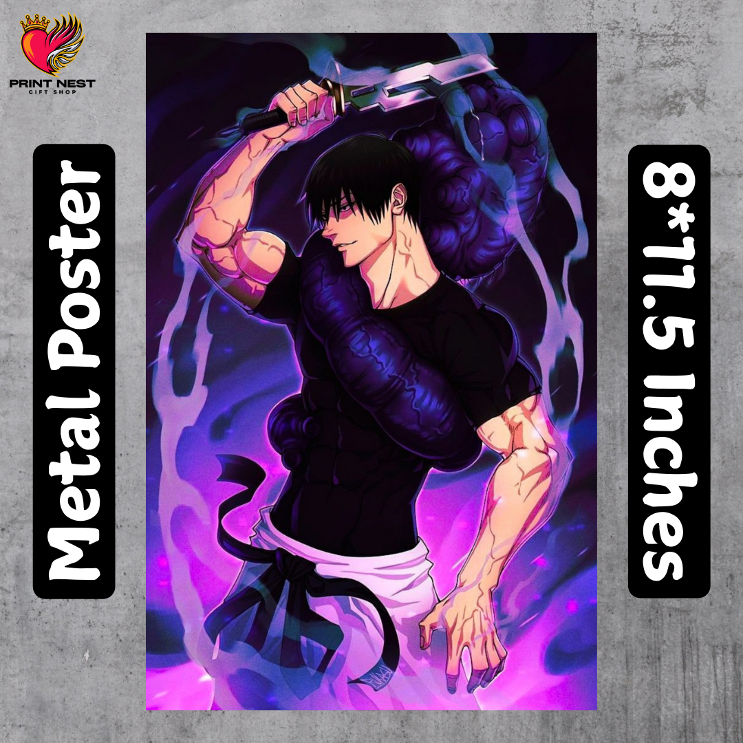Toji Fushiguro Metal Poster