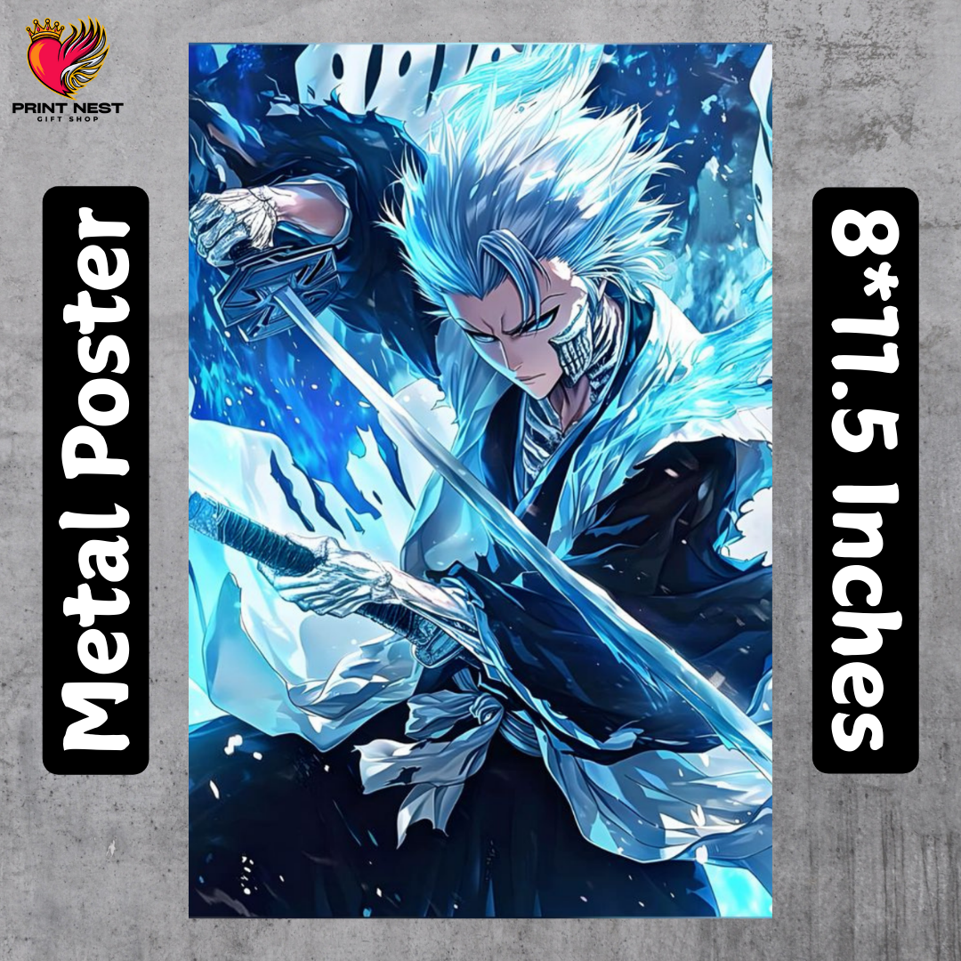 Tōshirō Hitsugaya Metal Poster