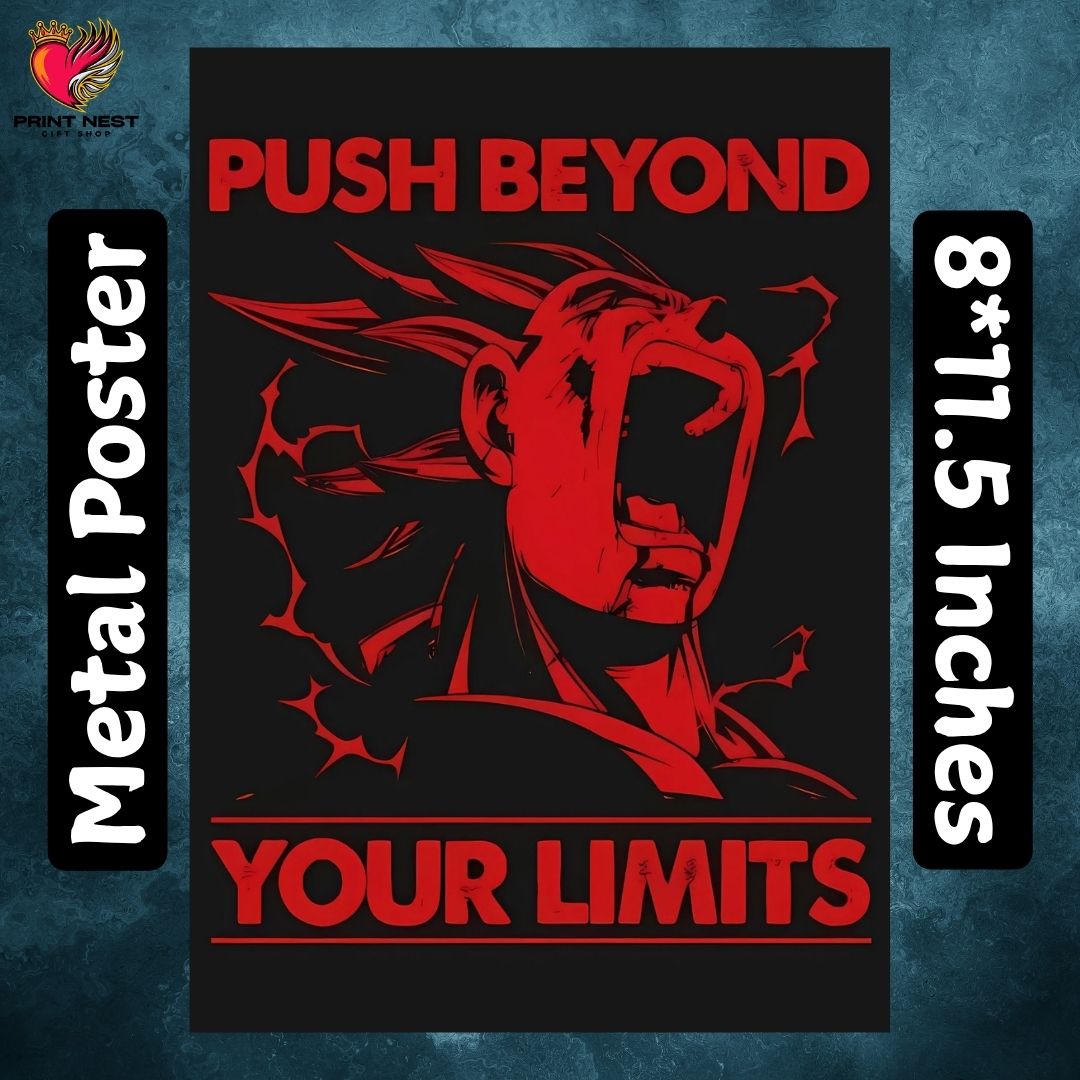 Gym Quotes Metal Poster