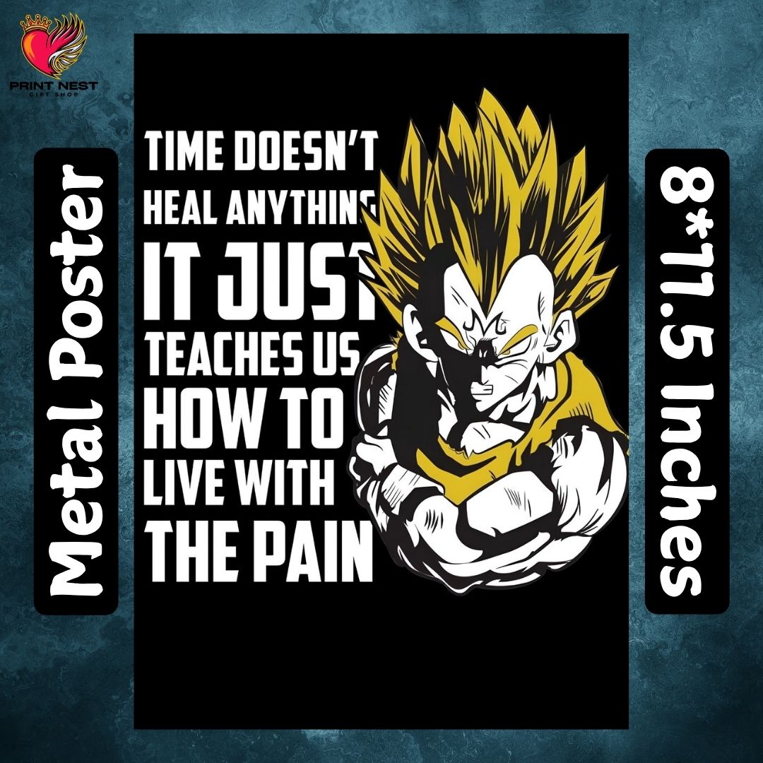 Gym Quotes Metal Poster
