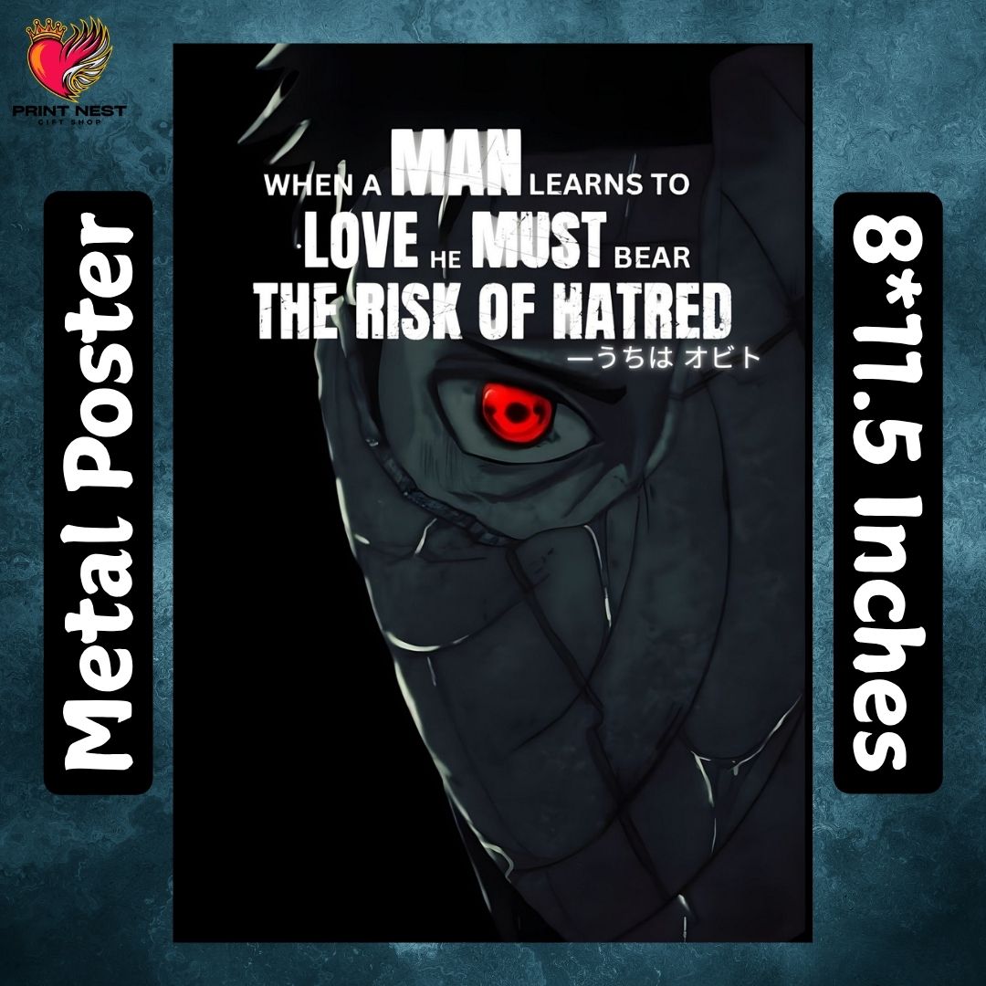 Sad Life Quotes Metal Poster