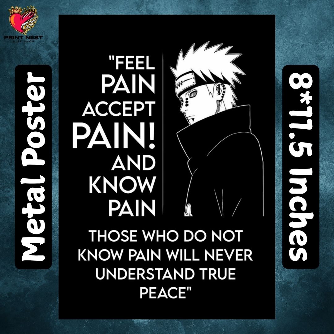 Sad Life Quotes Metal Poster
