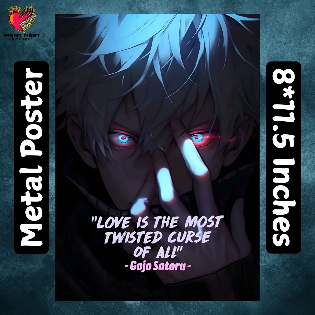 Sad Life Quotes Metal Poster