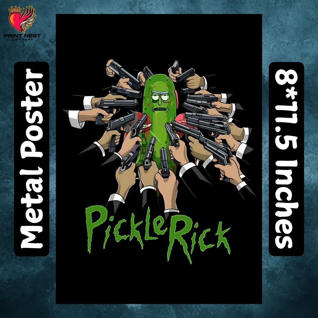Rick and Morty Metal Posters