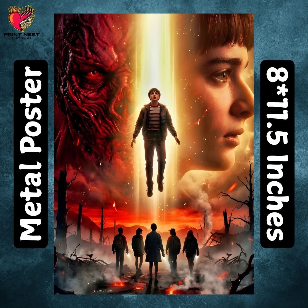 Stranger Things Metal Posters
