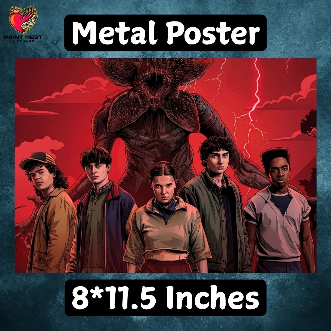 Stranger Things Metal Posters