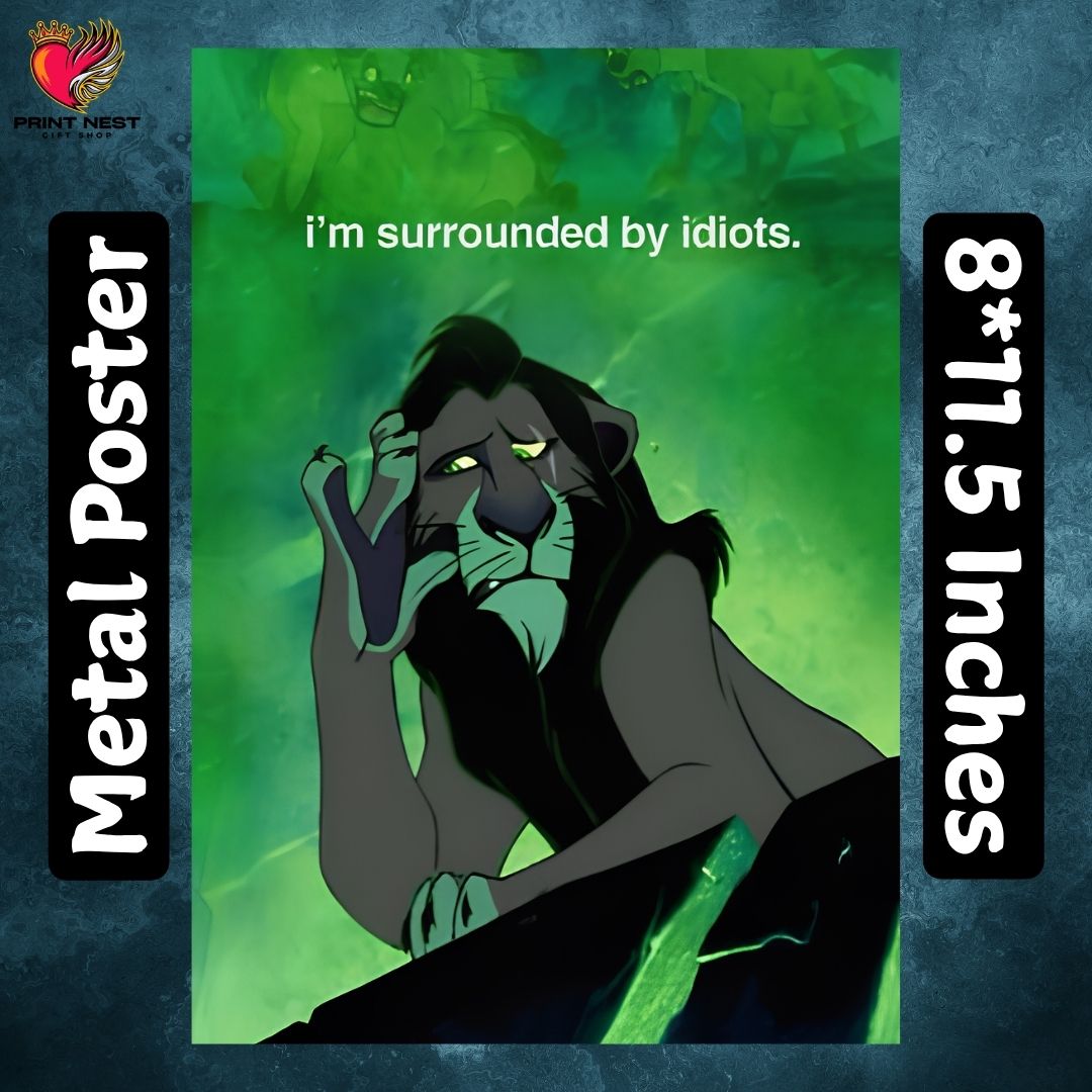 Villans Metal Posters
