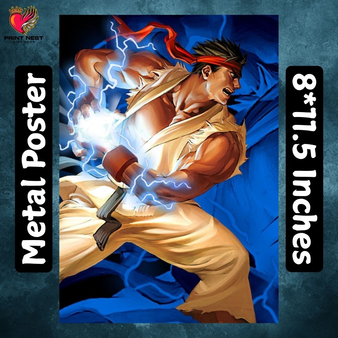 Street Fighter Metal Posters