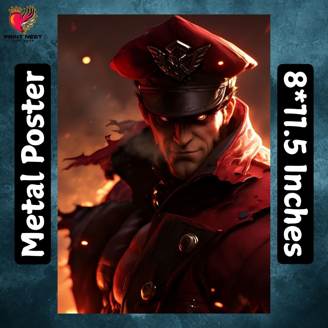 Street Fighter Metal Posters