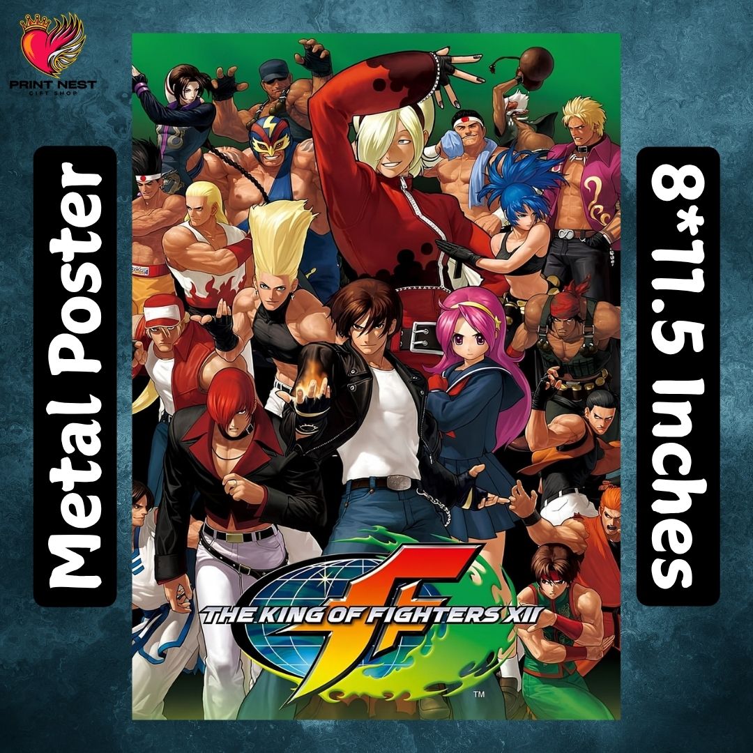 King of Fighters Metal Poster