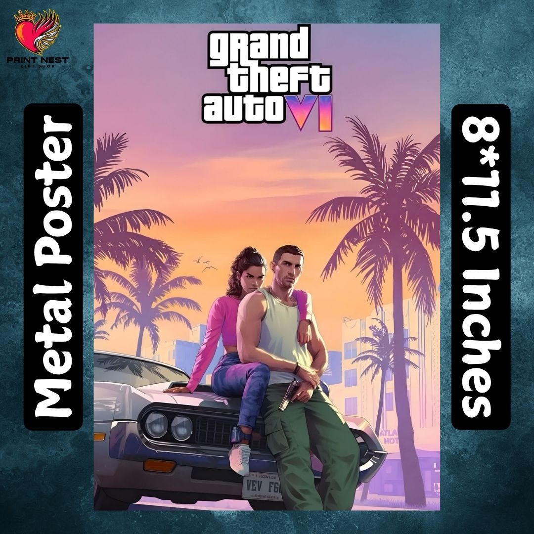 Grand Theft Auto Metal Poster