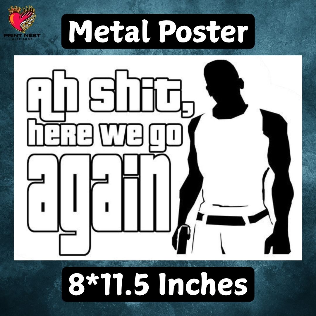 Grand Theft Auto Metal Poster