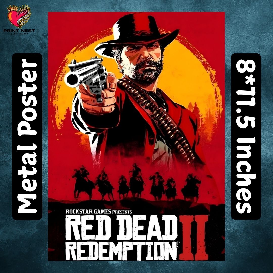 Red Dead Redemption Metal Posters