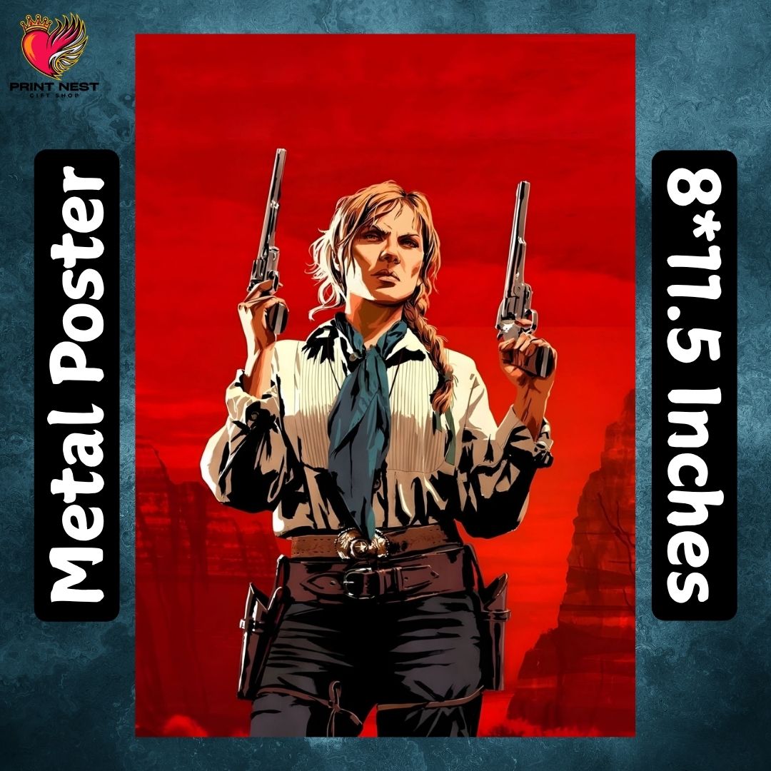 Red Dead Redemption Metal Posters