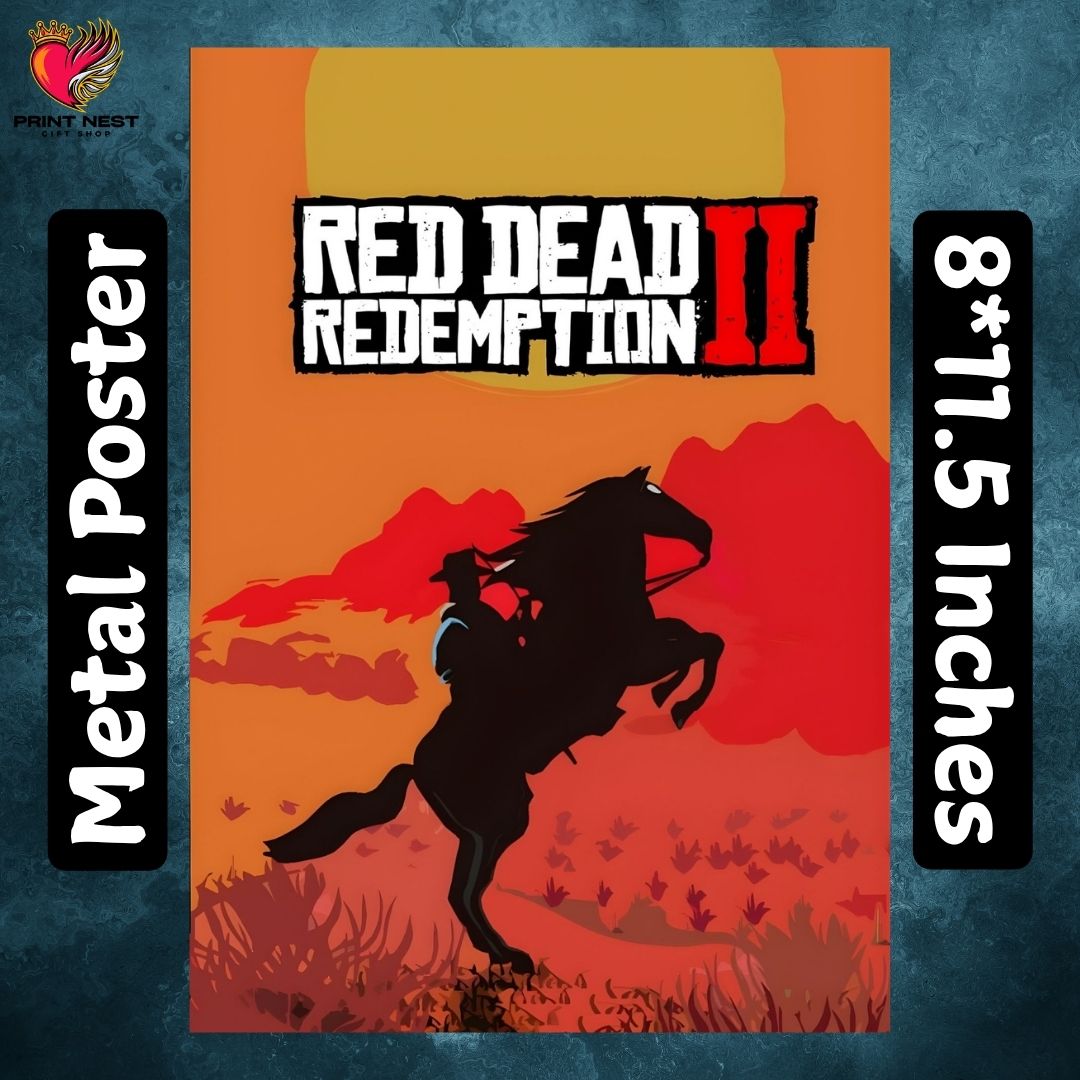 Red Dead Redemption Metal Posters