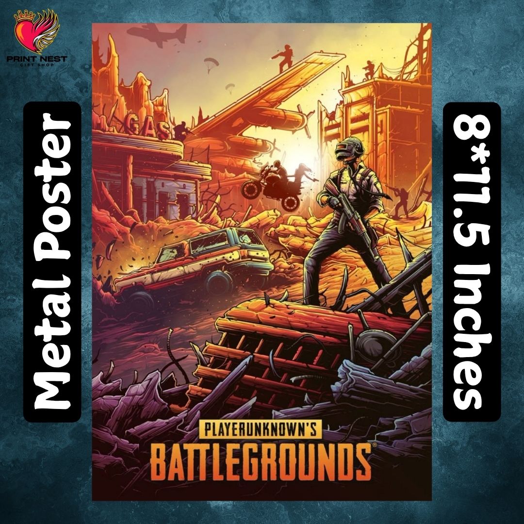PUBG Metal Posters
