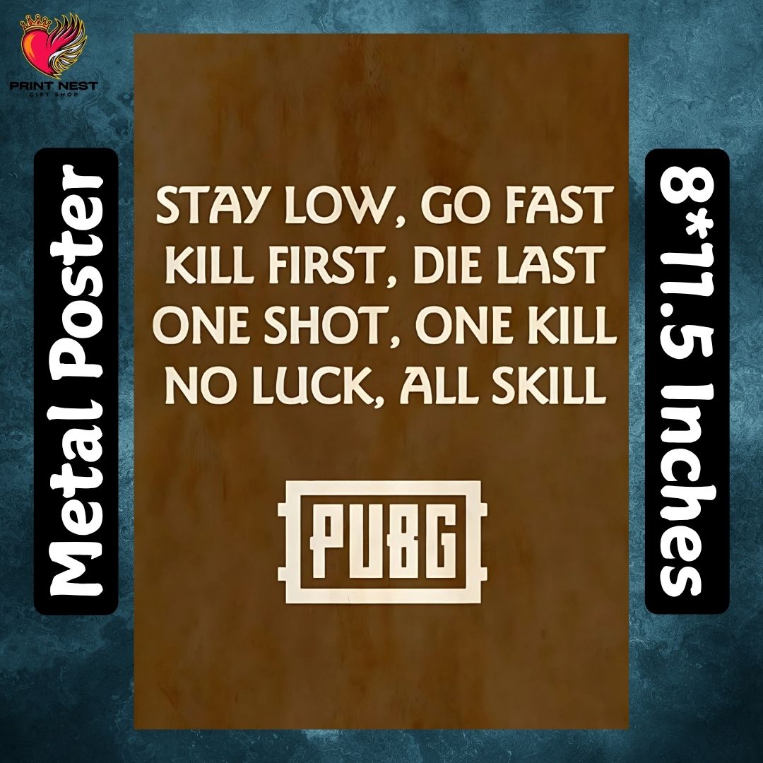 PUBG Metal Posters