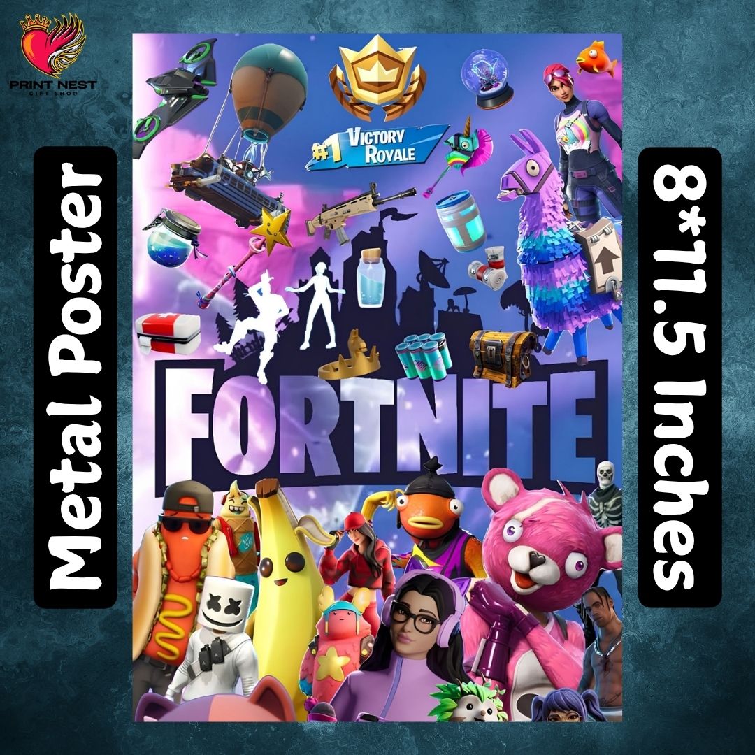 Fortnite Metal Poster