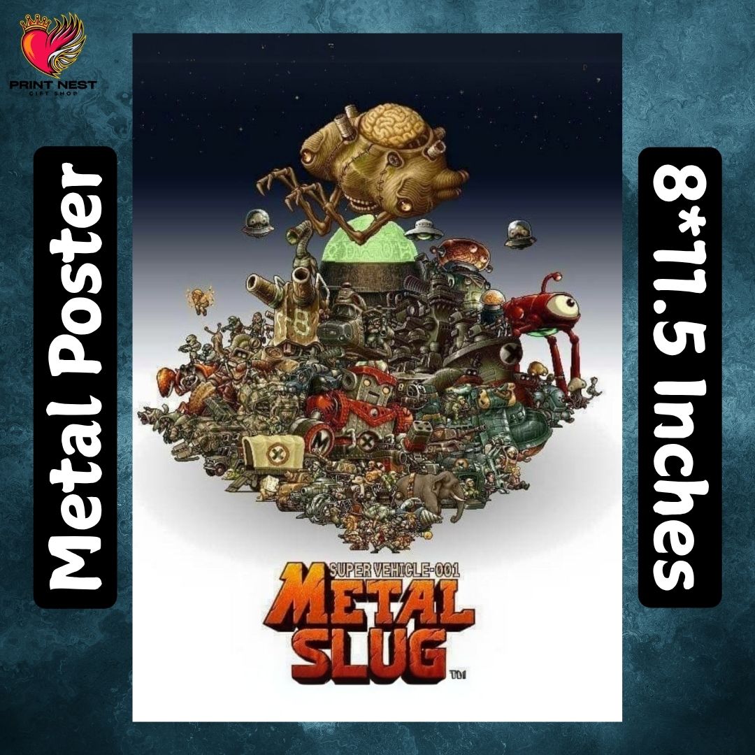 Metal Slug Metal Poster