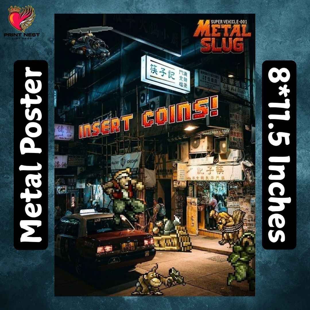 Metal Slug Metal Poster