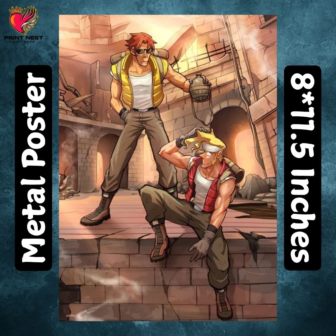 Metal Slug Metal Poster